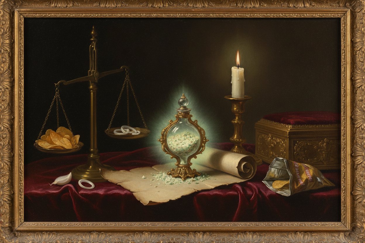 The Powder of Revelation, a sacred relic of the Cabal.